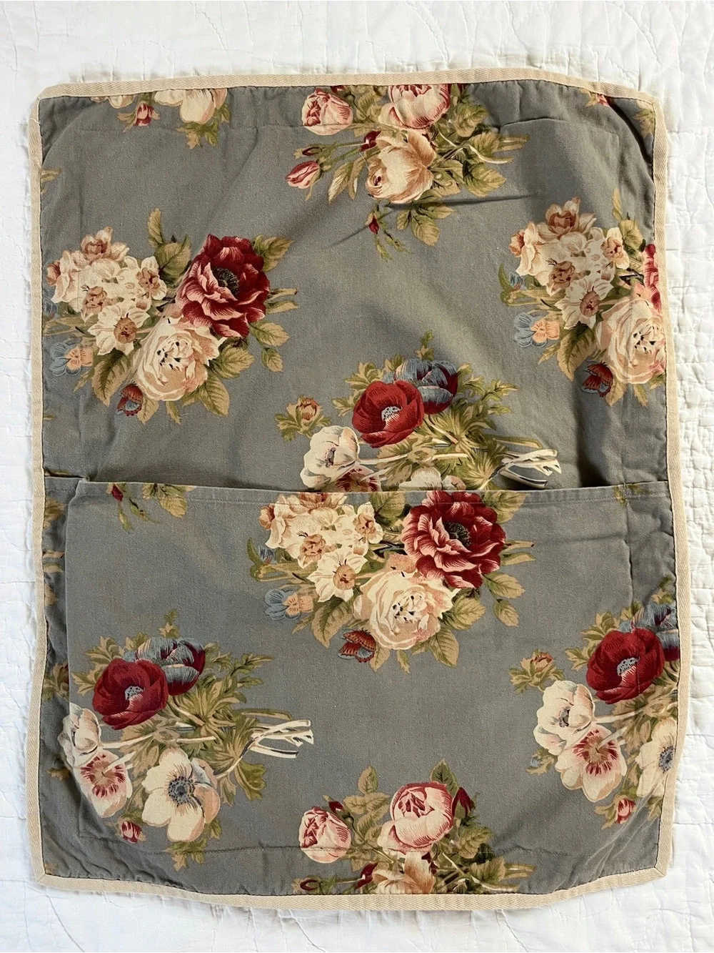 x2 Chaps HUDSON RIVER VALLEY Standard Pillow Shams Cotton Floral Cottagecore